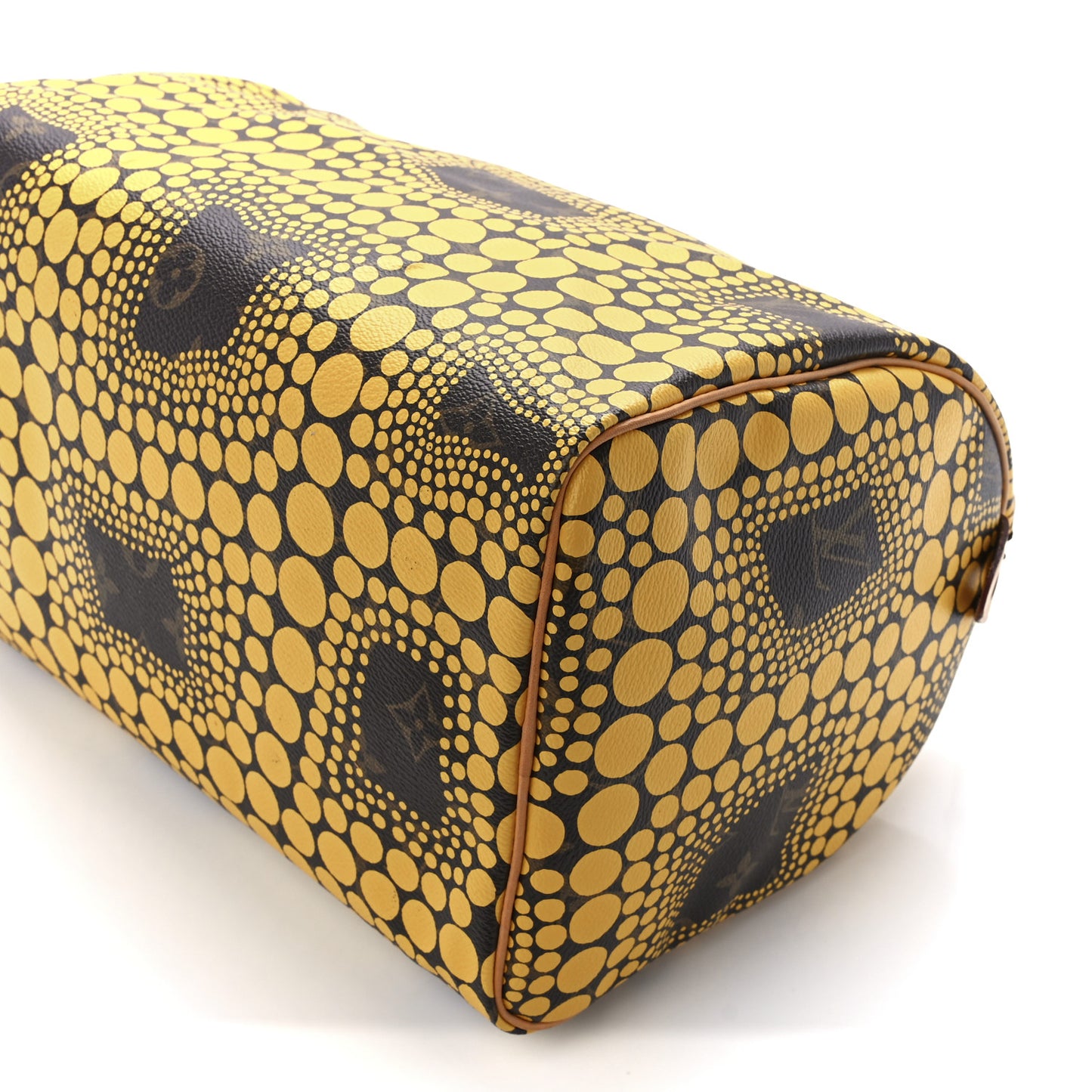 Monogram Kusama Town Speedy 30 Yellow