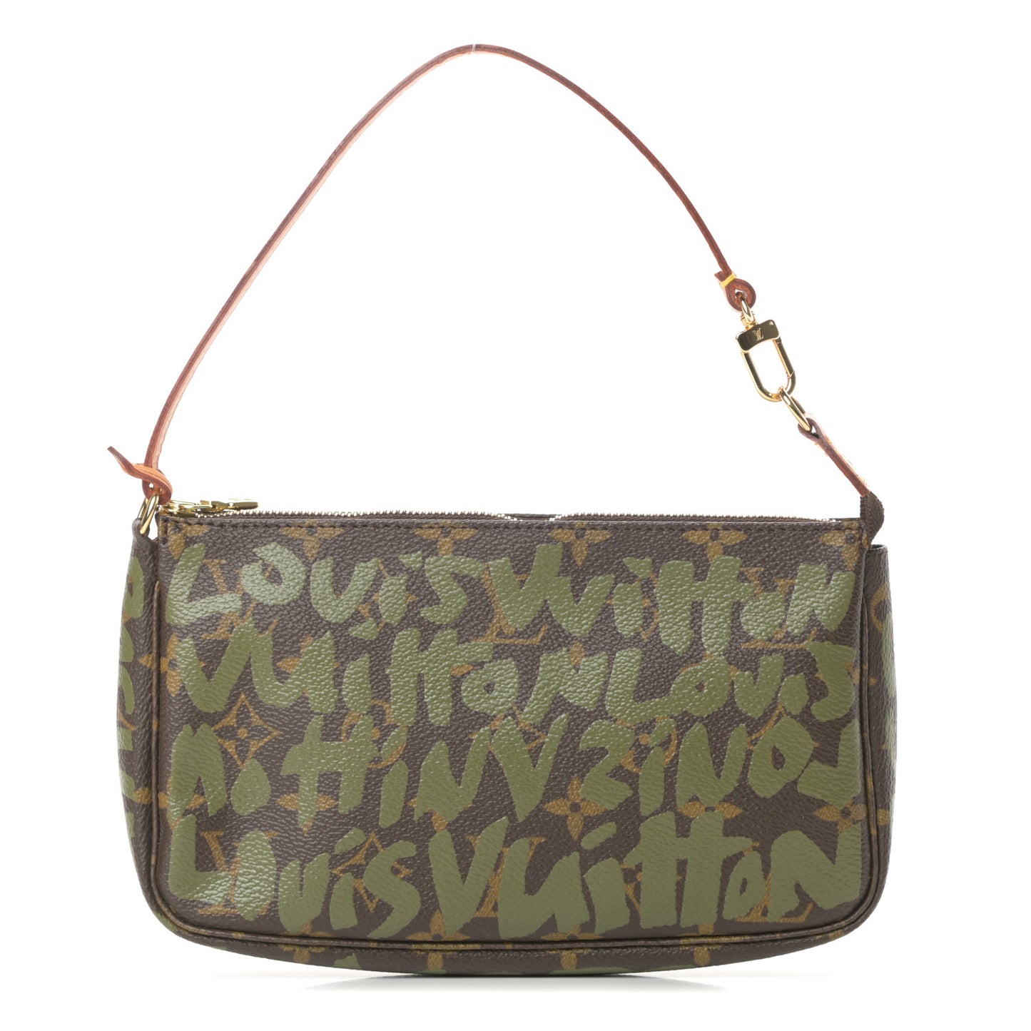 Monogram Graffiti Pochette Accessories Kaki