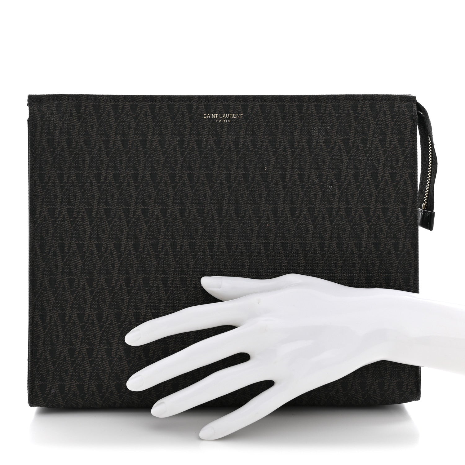 Saint Laurent Toile Classic Monogram Toiletry Bag 2 of 9