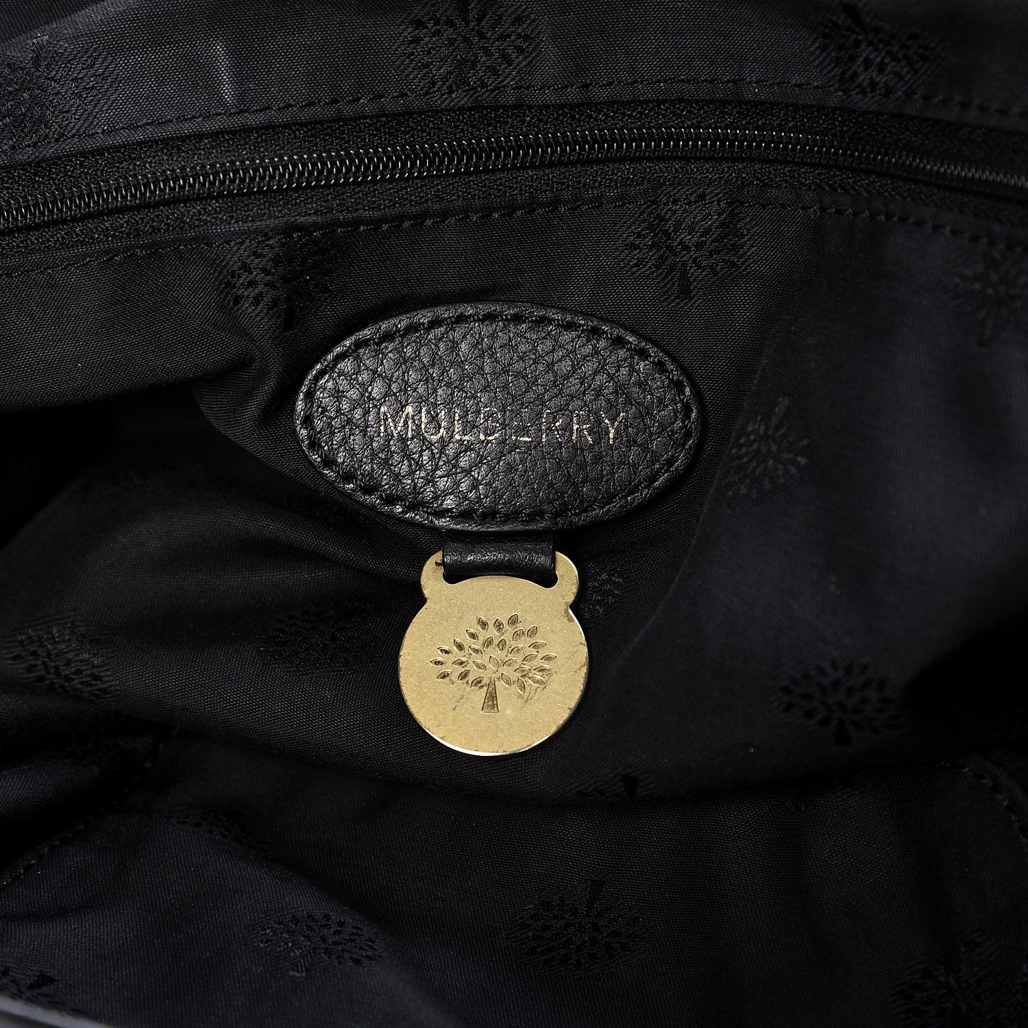 Mulberry Pebbled Calfskin Effie Hobo Black 7 of 14