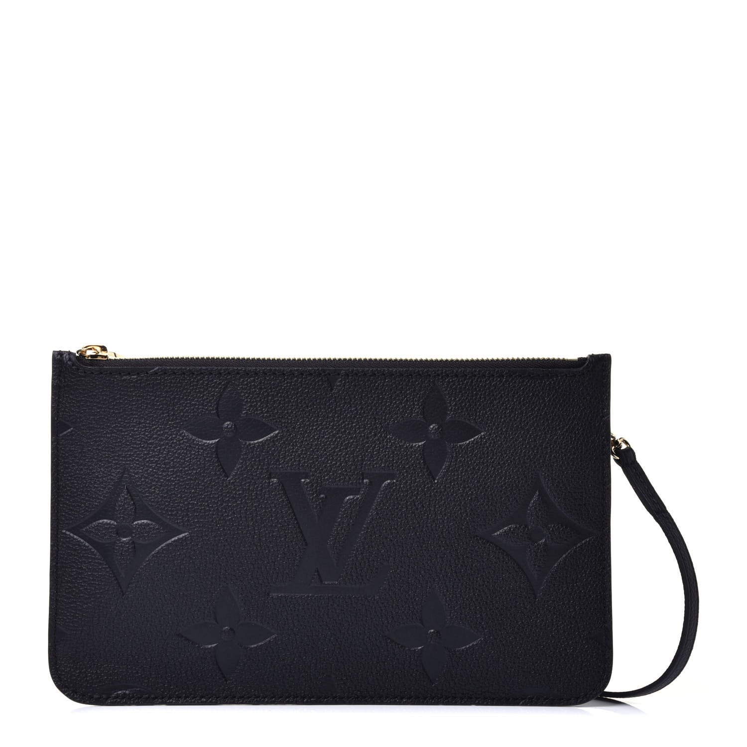 Louis Vuitton Empreinte Monogram Giant Neverfull MM Pochette Black 1 of 6