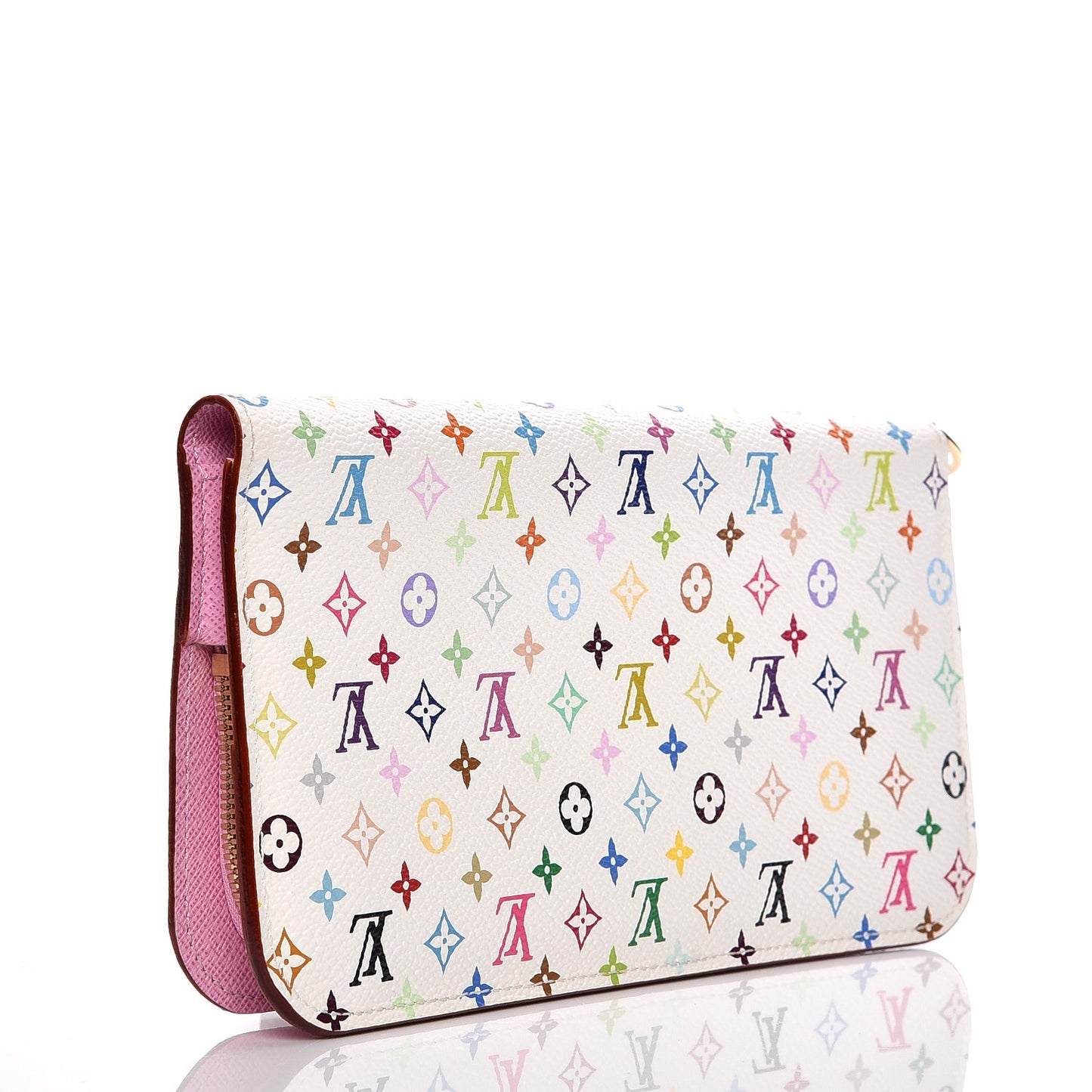 Monogram Multicolor Insolite Wallet White Litchi