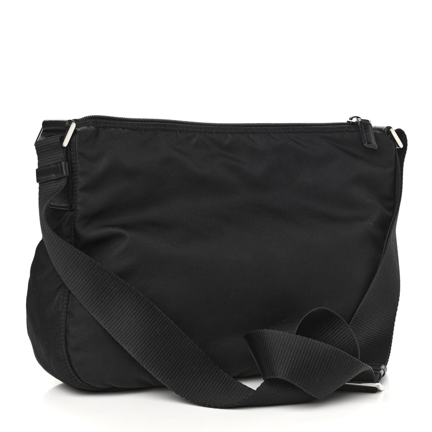 Tessuto Nylon Messenger Bag Black