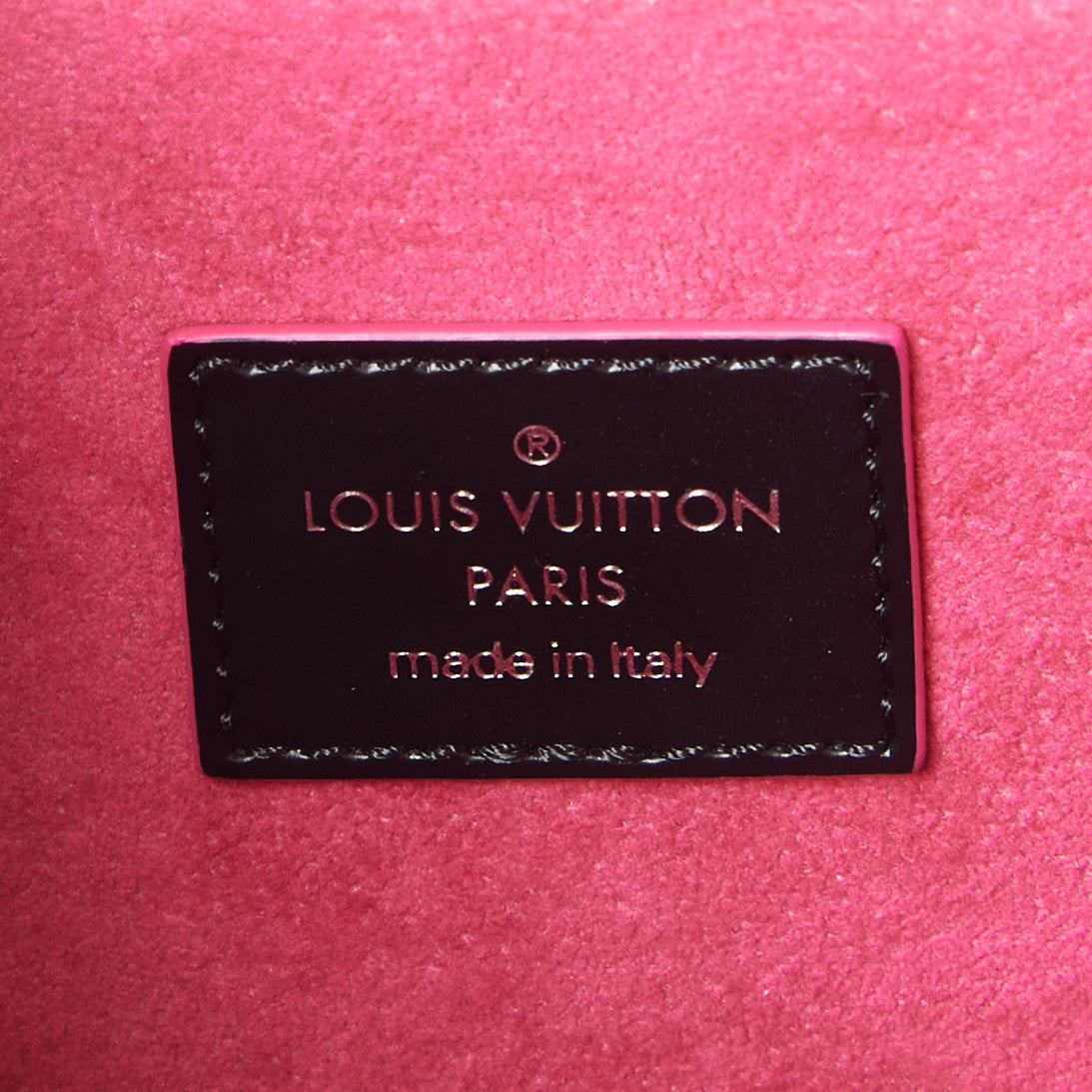 Epi Pochette Felicie Black Hot Pink