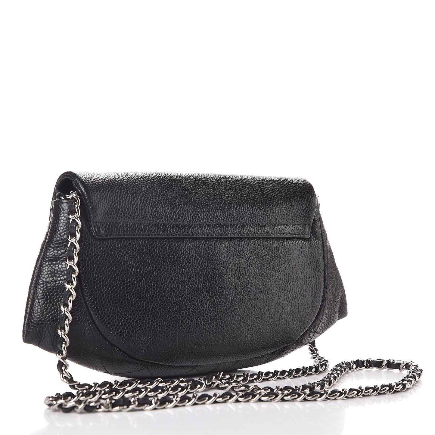 Caviar Half Moon Wallet On Chain WOC Black