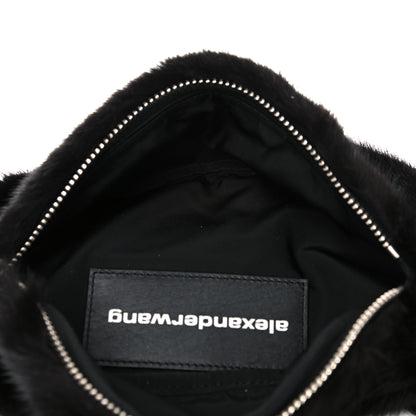 Alexander Wang Fur Belt Bag Black 6 of 7