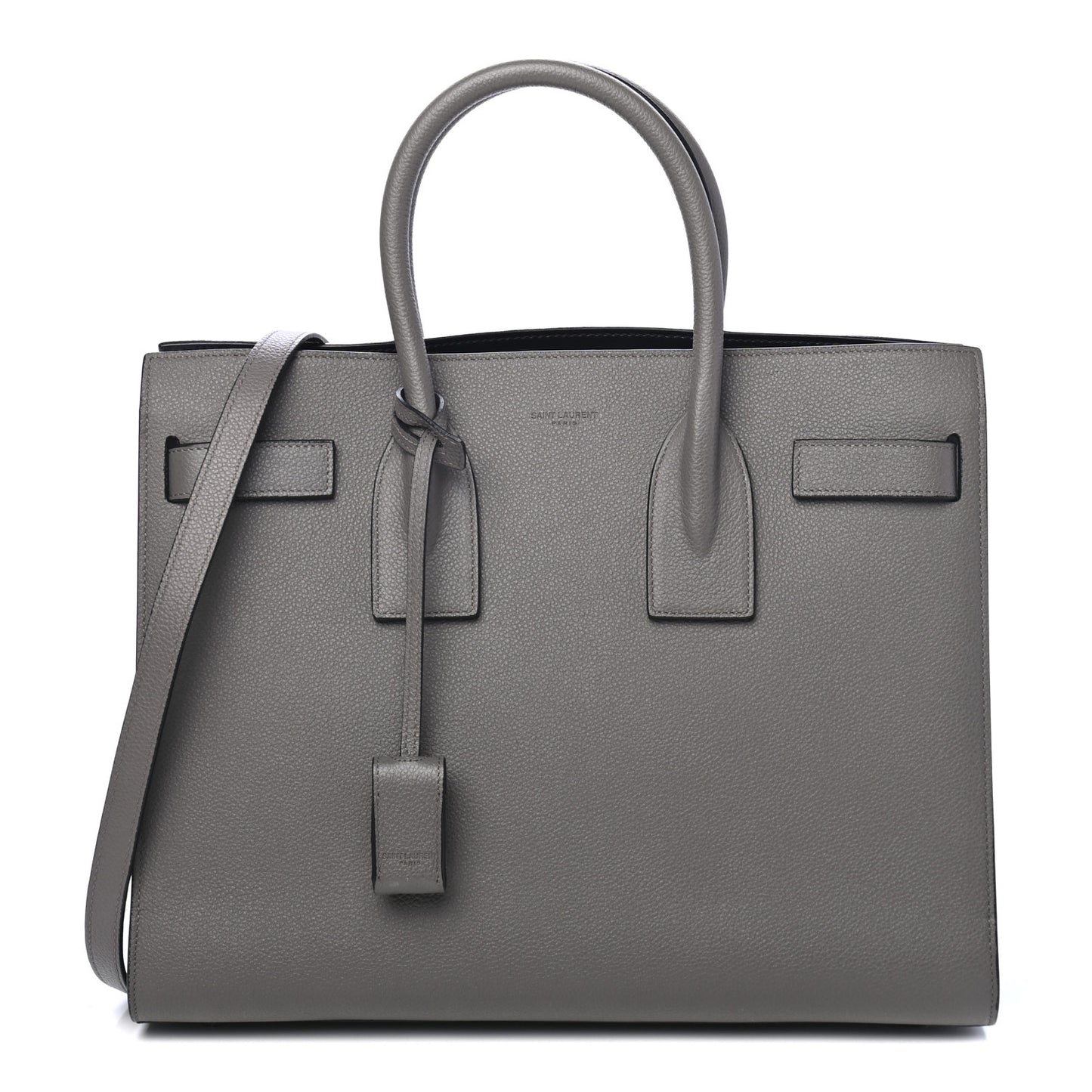 Grained Calfskin Small Sac De Jour Fog