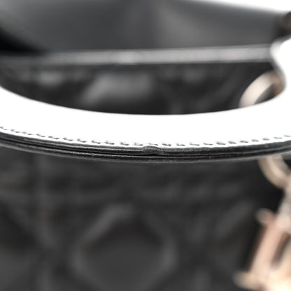 Christian Dior Lambskin Cannage Mini Lady Dior Black 10 of 10