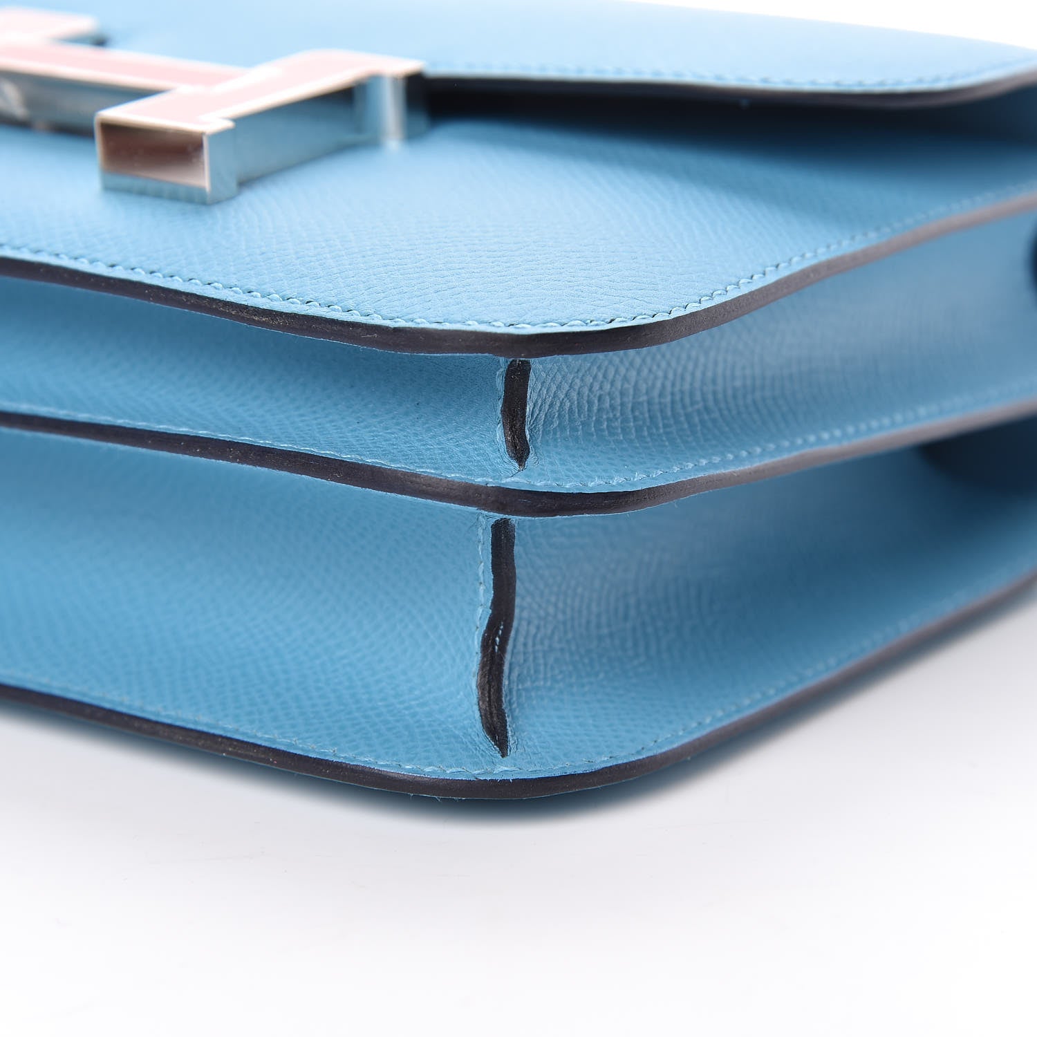 Hermes Epsom Constance 18 Bleu Du Nord Rouge De Coeur 11 of 22