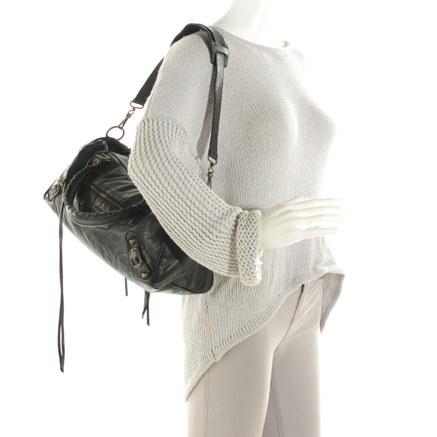Balenciaga Chevre Classic Hardware Twiggy Black 2 of 8
