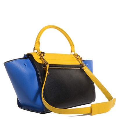 Celine Smooth Calfskin Small Tri-Color Trapeze Sunflower 3 of 8