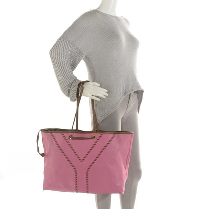 Saint Laurent Calfskin Large Neo Double Reversible Tote Camel 2 of 12