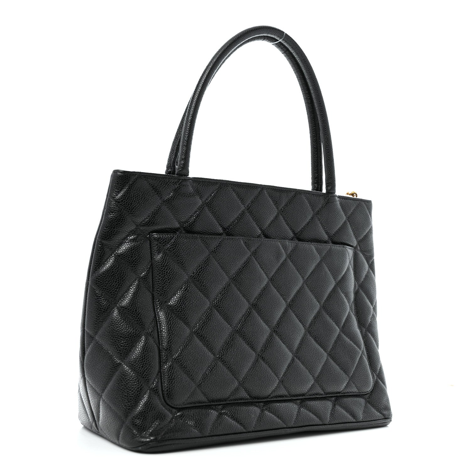 Chanel Caviar Quilted Medallion Tote Black 3 of 12