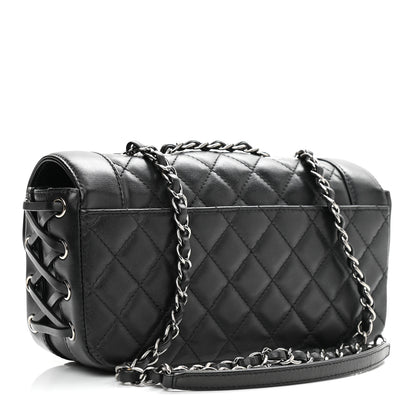 Chanel Calfskin Quilted Small Coco Corset Flap Black 2 of 12