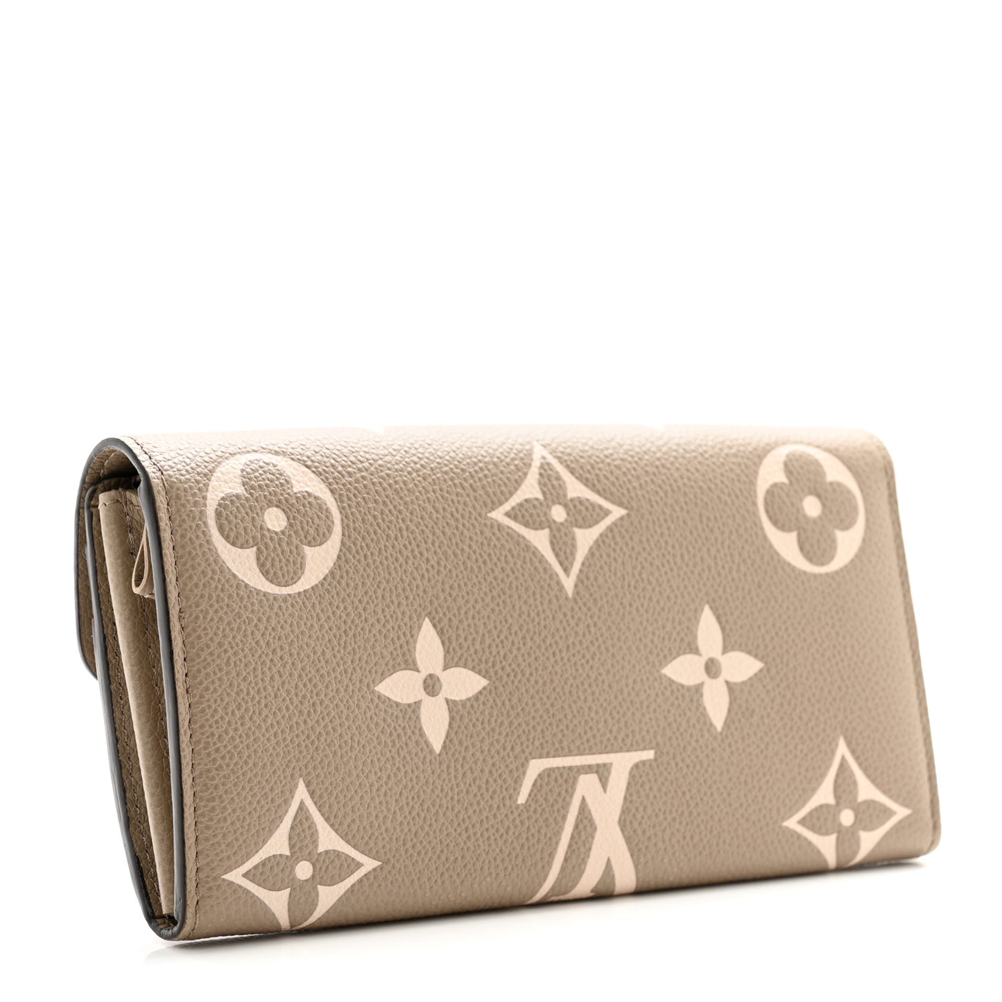 Empreinte Monogram Giant Sarah Wallet Tourterelle Creme