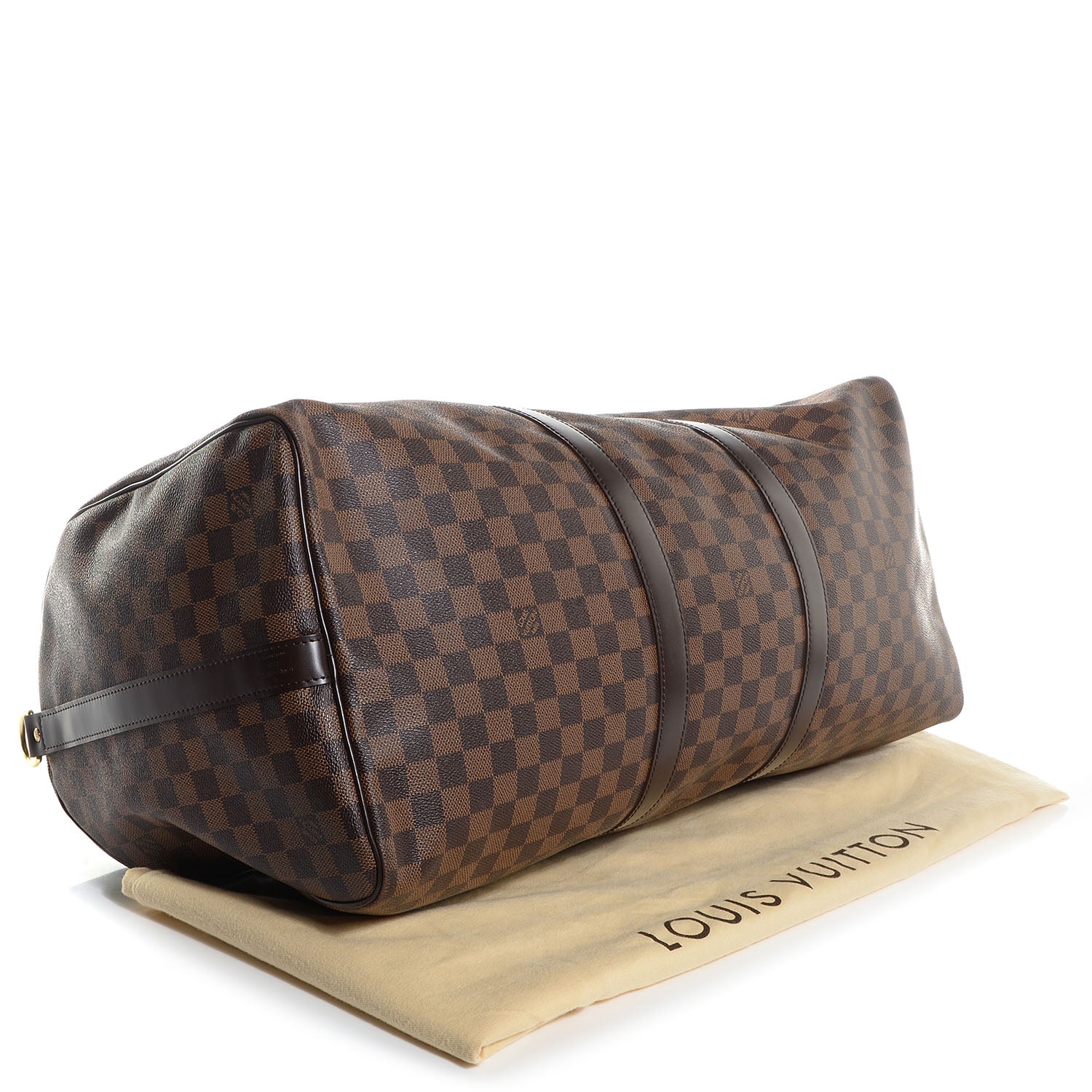 Louis Vuitton Damier Ebene Keepall Bandouliere 55 4 of 7