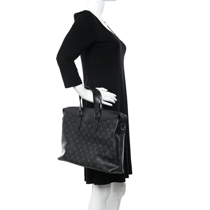 Louis Vuitton Monogram Eclipse Explorer Briefcase 2 of 10