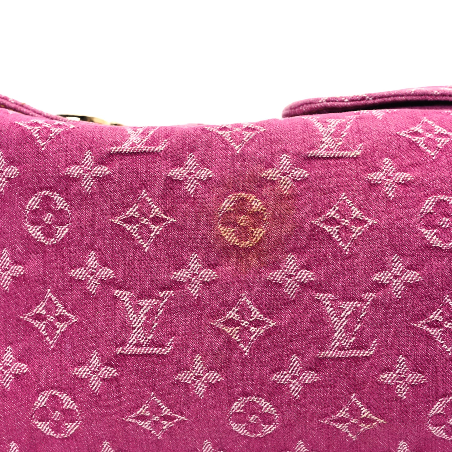 Monogram Denim Neo Speedy Fuchsia