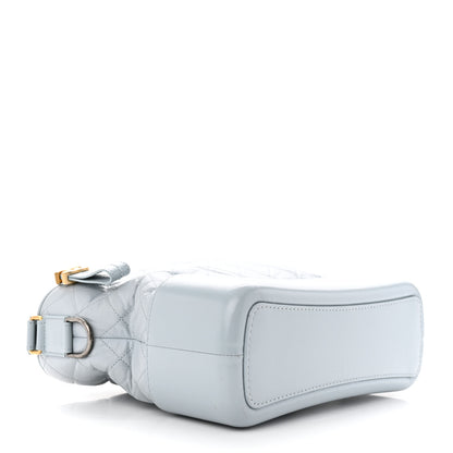Chanel Aged Calfskin Quilted Medium Gabrielle Hobo Light Blue 4 of 10