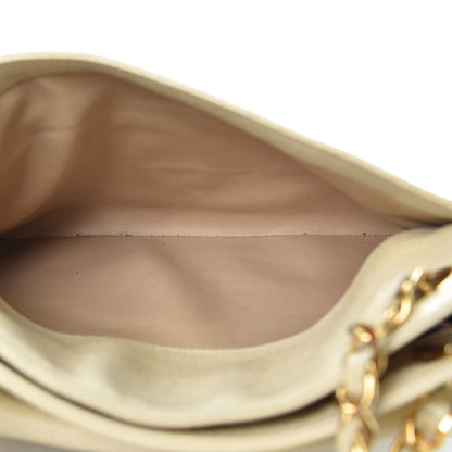 Chanel Caviar Flap Shoulder Bag Beige Clair 8 of 14