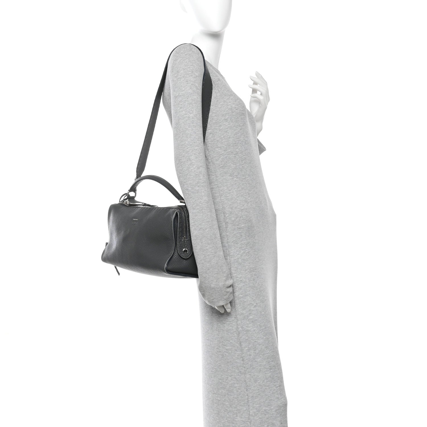 Fendi Cuoio Romano Selleria Lei Boston Tote Nube 2 of 11