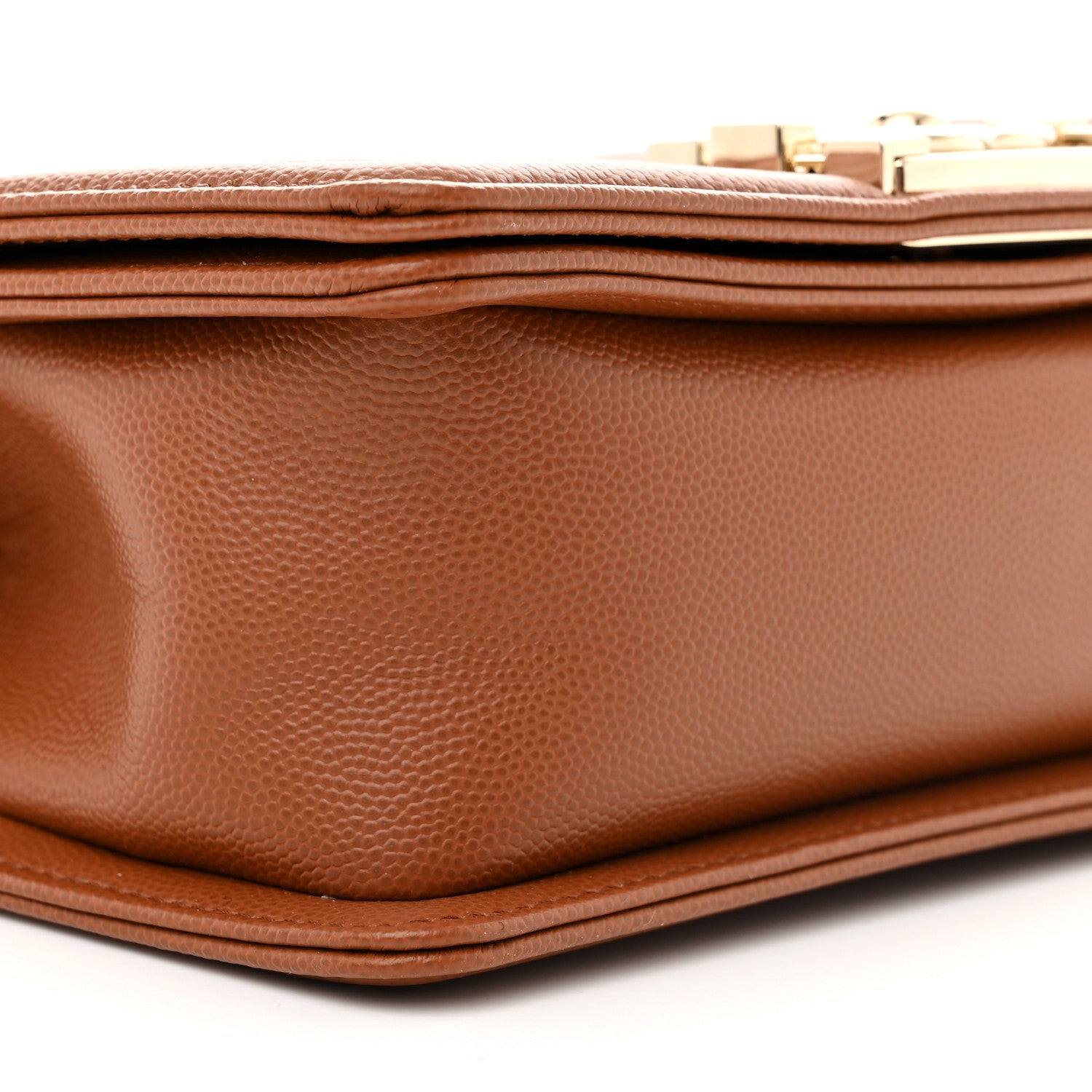 Chanel Caviar Quilted Small Boy Flap Brown 9 of 13