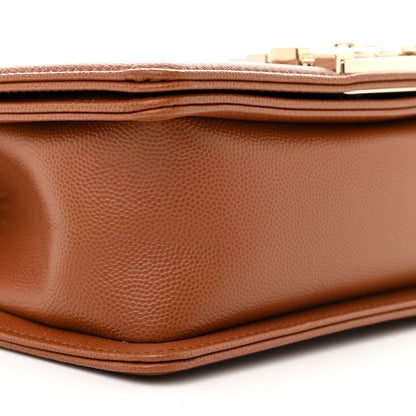 Chanel Caviar Quilted Small Boy Flap Brown 9 of 13