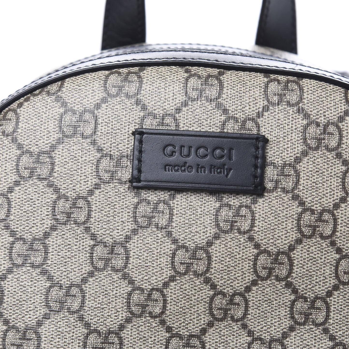 GG Supreme Monogram Small Eden Day Backpack Black