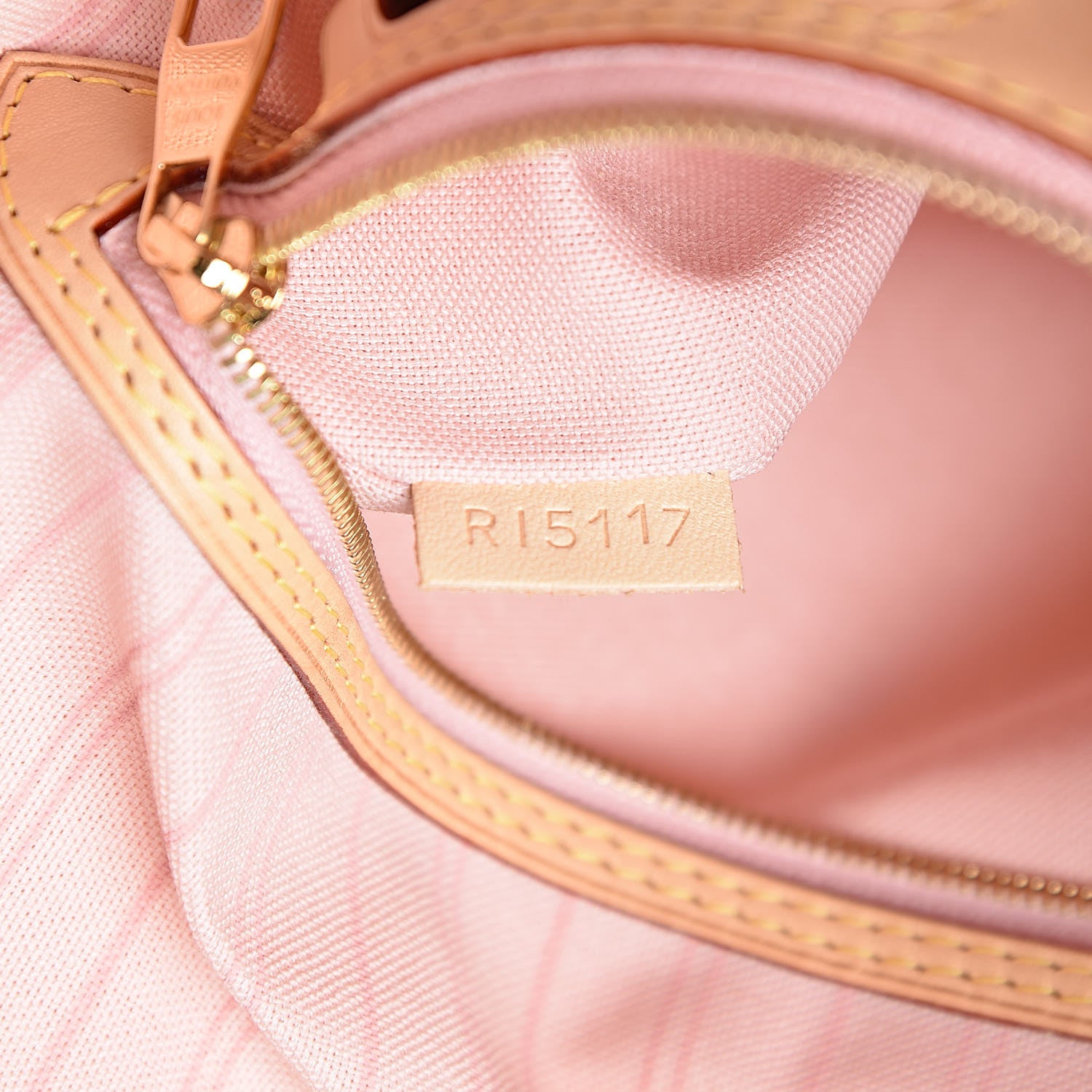 Louis Vuitton Damier Azur Delightful MM Rose Ballerine 7 of 11