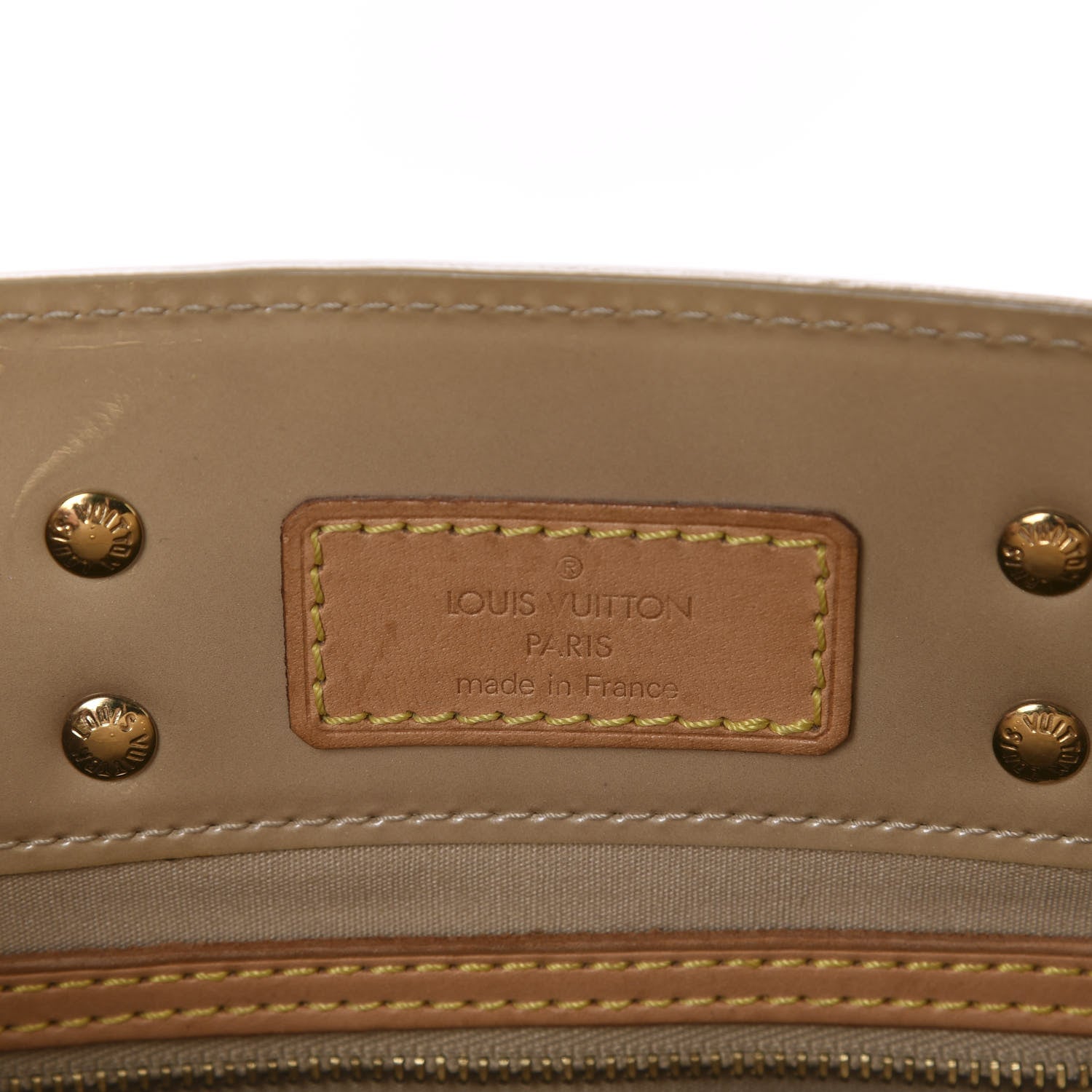 Louis Vuitton Vernis Reade PM Beige 8 of 10
