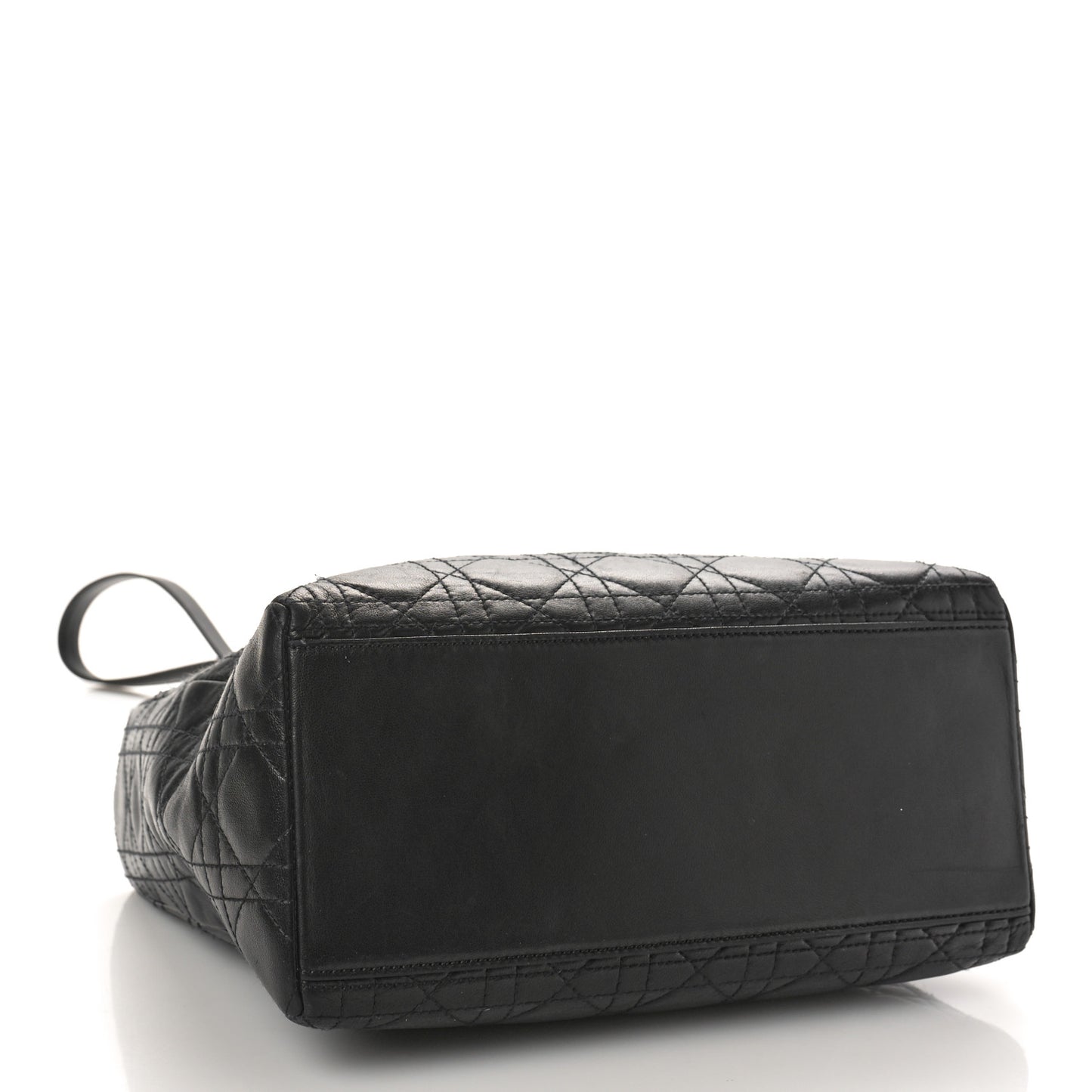 Lambskin Cannage Medium Lady Dior Black