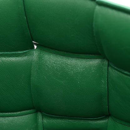 Bottega Veneta Lambskin Maxi Intreccio Padded Chain Cassette Crossbody Bag Racing Green 15 of 15