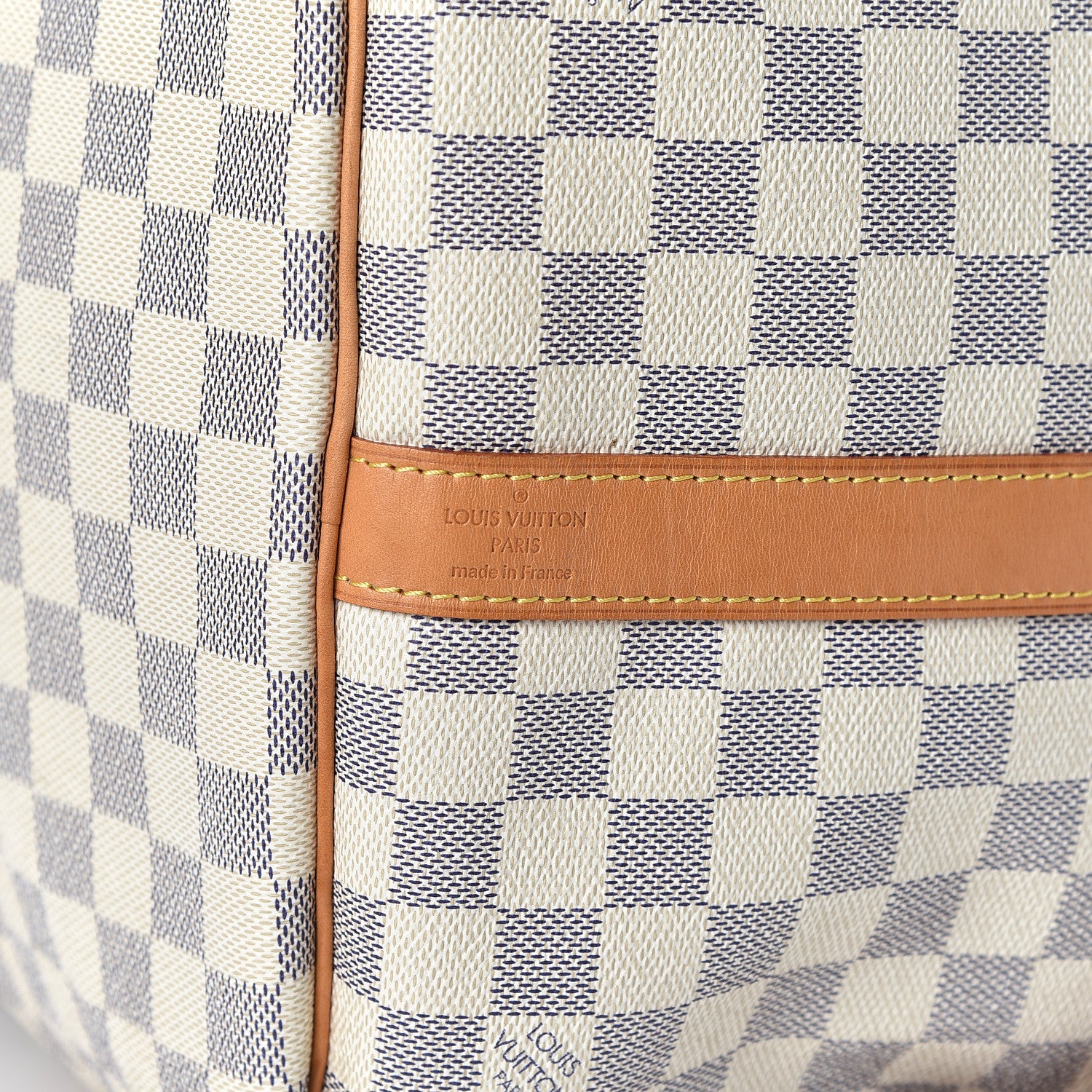 Louis Vuitton Damier Azur Keepall Bandouliere 55 8 of 12