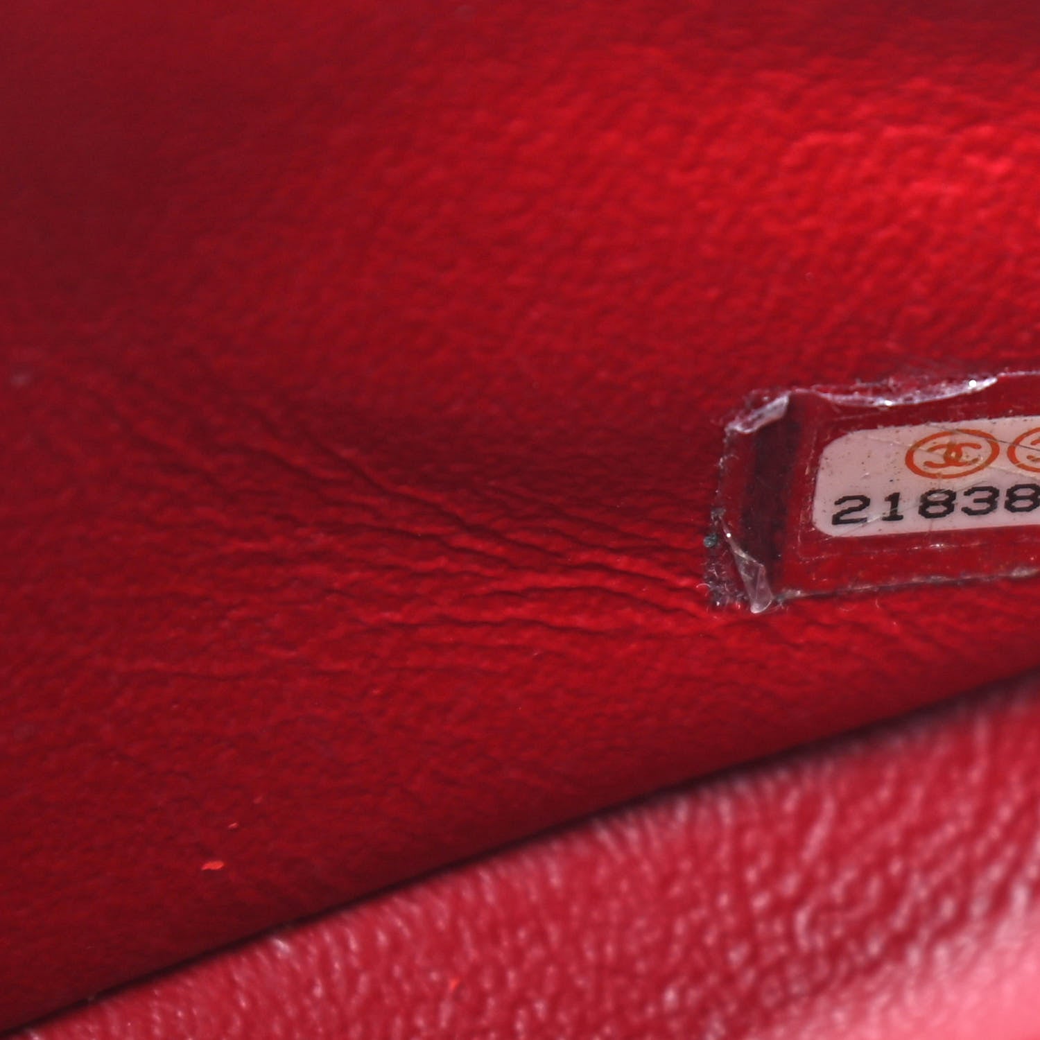 Chanel Caviar Quilted Mini Square Flap Red 8 of 10