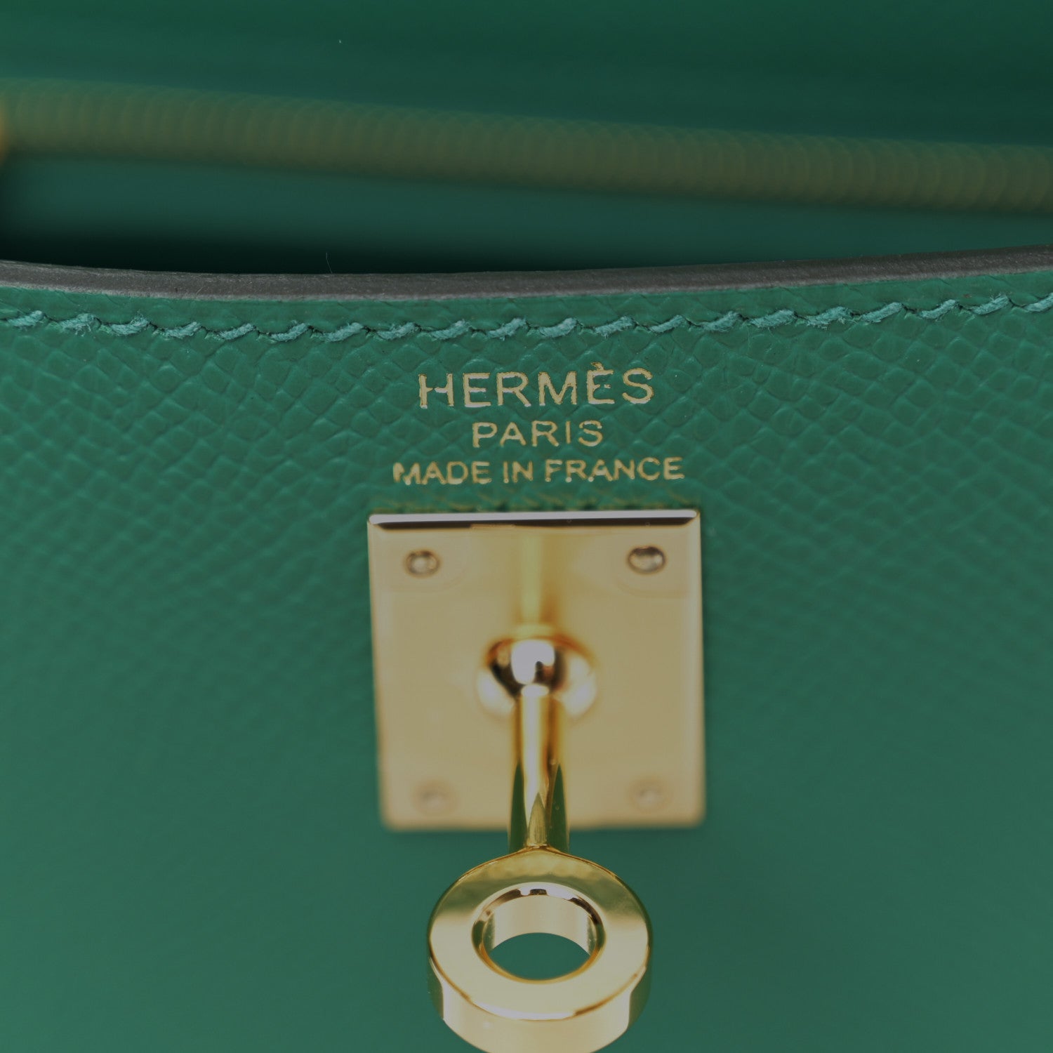 Hermes Epsom Kelly Sellier 25 Vert Vertigo 6 of 11