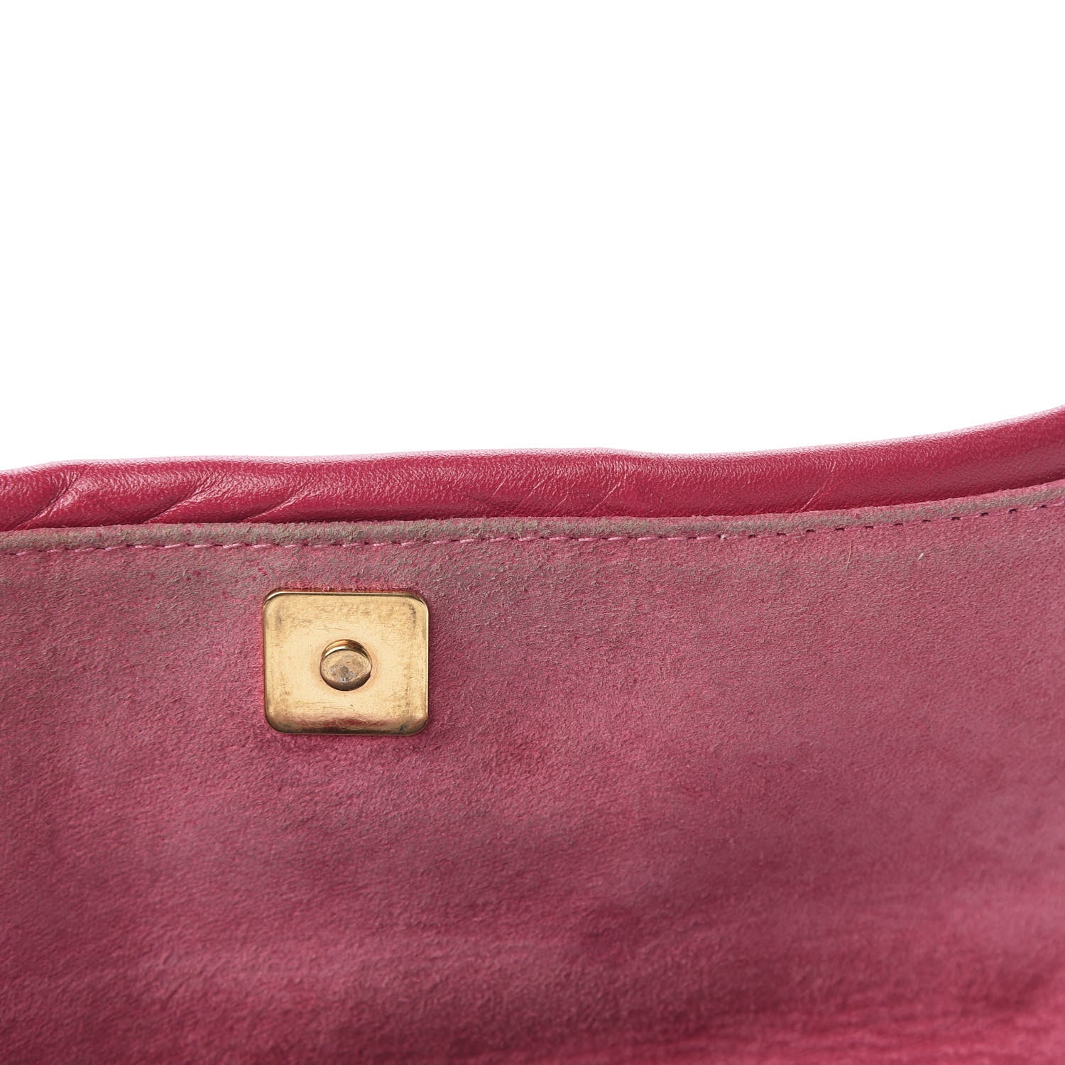 Fendi Nappa Fendista Pouchette Crossbody Fuxia Scuro 13 of 18