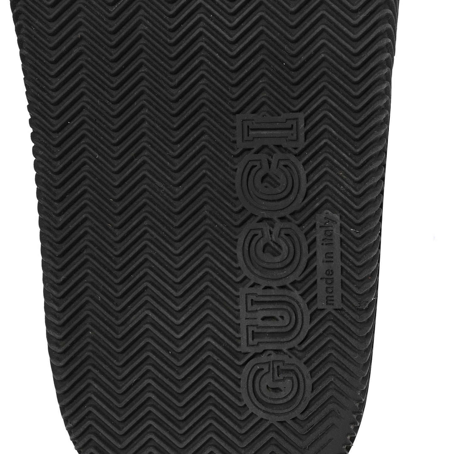 Rubber Web Womens Interlocking G Slide Sandals 39 Black Green Red