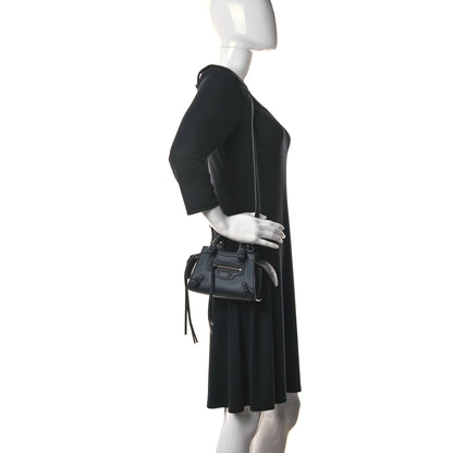 Balenciaga Smooth Calfskin Neo Classic Black Hardware Nano City Crossbody Black 2 of 17