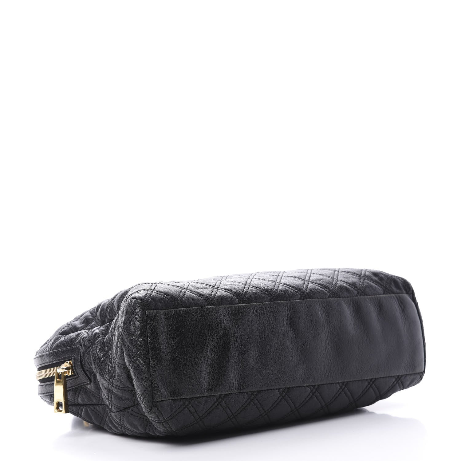 Marc Jacobs Lacquered Goatskin Quilted Karlie Satchel Black 4 of 16