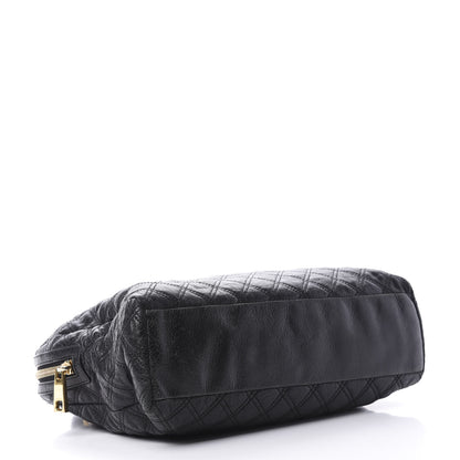 Marc Jacobs Lacquered Goatskin Quilted Karlie Satchel Black 4 of 16