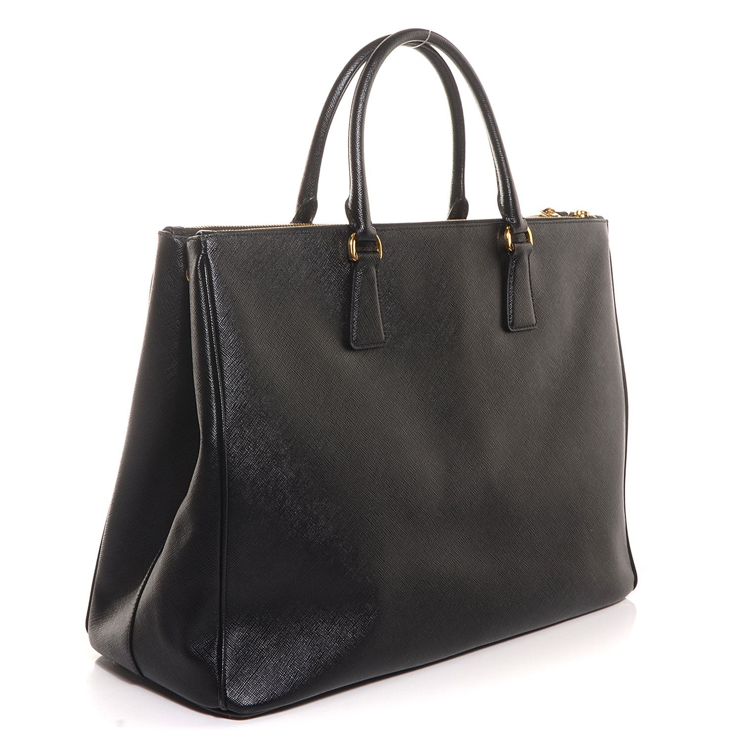 Prada Saffiano Lux Extra Large Galleria Double Zip Tote Black 3 of 10