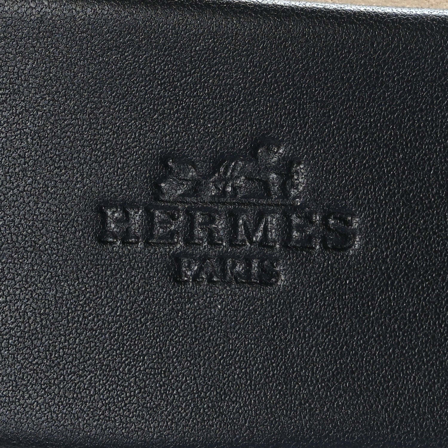 Hermes Calfskin Cork Eze 30 Sandals 37 Black 7 of 9