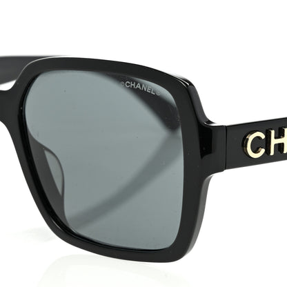 Chanel Acetate Square Sunglasses 5408-A Black 7 of 8