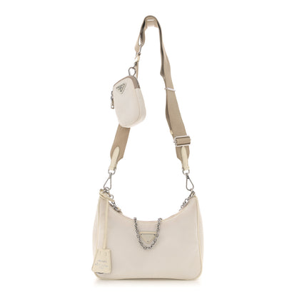 Prada Nylon Re-Edition 2005 Shoulder Bag White 1 of 13