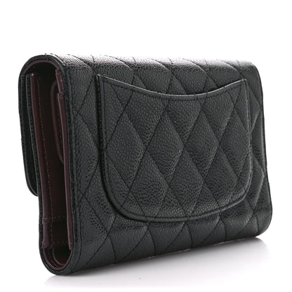 Chanel Caviar Quilted Large Flap Wallet Black 3 of 18