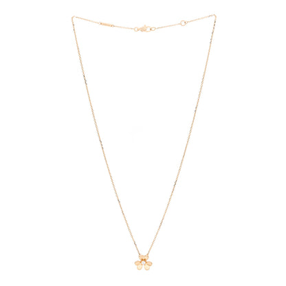 Van Cleef & Arpels 18K Yellow Gold Diamond Mini Frivole Pendant Necklace 3 of 6