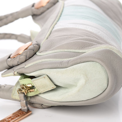 Fendi Calfskin Radio Bag Grigio Multicolor 8 of 14