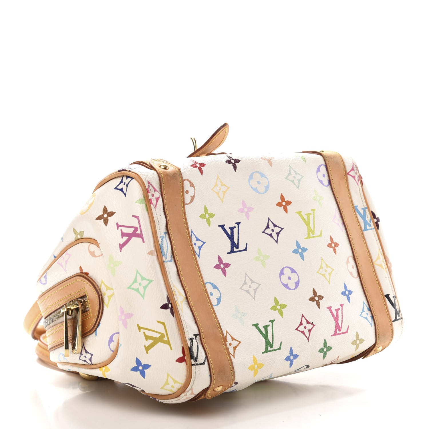 Louis Vuitton Monogram Multicolor Priscilla White 4 of 13