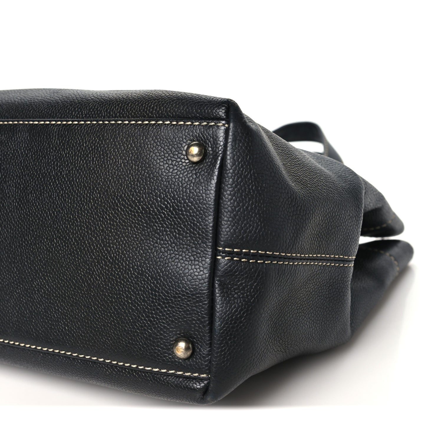 Caviar Shopping Tote Black
