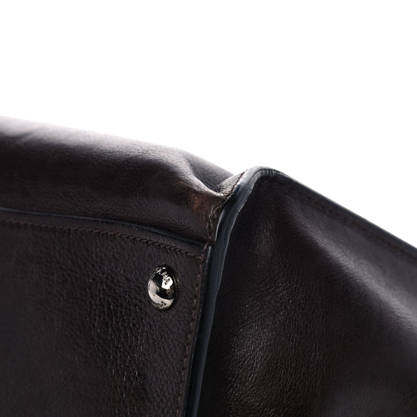 Glace Calf Twin Pocket Tote Moro